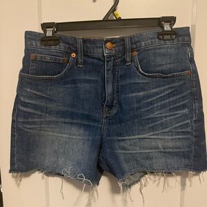Madewell Cut off Denim Shorts